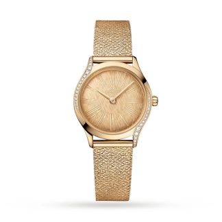 Omega De Ville Mini Trésor Quartz 26mm Moonshine™ Guld O42855266099001