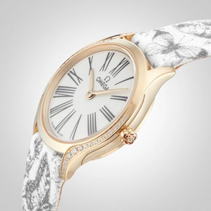 Omega De Ville Mini Trésor Quartz 26mm Moonshine™ Guld O42857266004002 - Billede 5