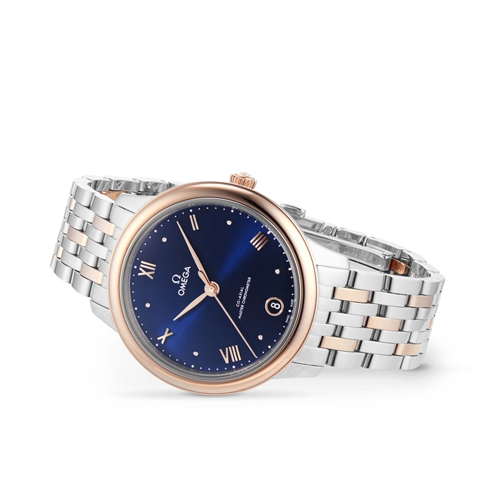 Omega De Ville Prestige 34 mm dameur blå O43420342003001 - Billede 3