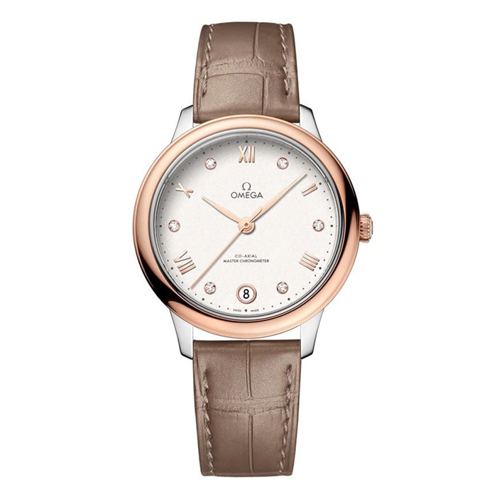 Omega De Ville Prestige 34 mm dameur sølv O43423342052001