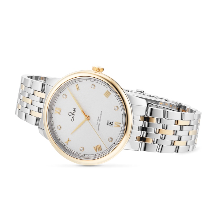 Omega De Ville Prestige Co-Axial Chronometer 40 mm herreur sølv O43420402052001 - Billede 3
