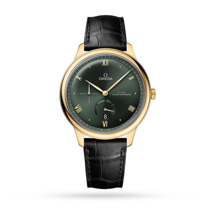 Omega De Ville Prestige Co-Axial Chronometer Power Reserve 41mm Herreur Grøn O43453412110001