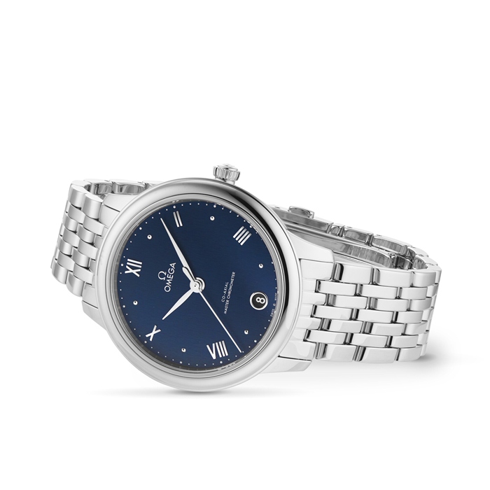 Omega De Ville Prestige Co-Axial Master Chronometer 34 mm dameur blå O43410342003002 - Billede 3