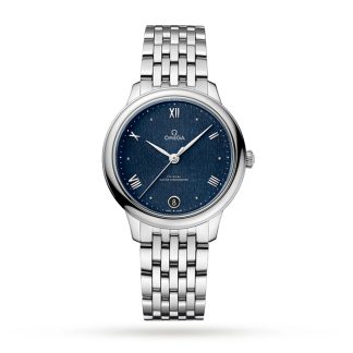 Omega De Ville Prestige Co-Axial Master Chronometer 34 mm dameur blå O43410342003002