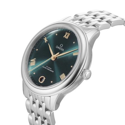 Omega De Ville Prestige Co-Axial Master Chronometer 34 mm dameur blå O43410342010001 - Billede 5
