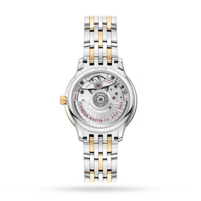 Omega De Ville Prestige Co-Axial Master Chronometer 34 mm dameur hvid O43420342005002 - Billede 2