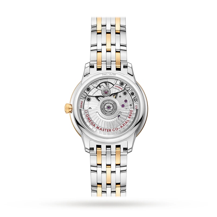 Omega De Ville Prestige Co-Axial Master Chronometer 34 mm dameur hvid O43420342005002 - Billede 2
