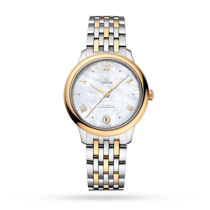 Omega De Ville Prestige Co-Axial Master Chronometer 34 mm dameur hvid O43420342005002