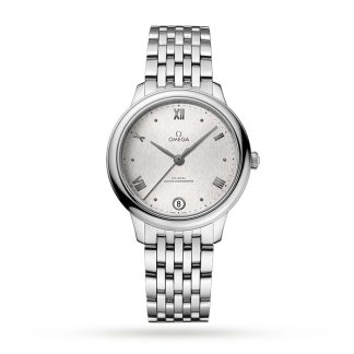 Omega De Ville Prestige Co-Axial Master Chronometer 34 mm dameur sølv O43410342002001