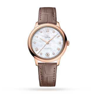 Omega De Ville Prestige Co-Axial Master Chronometer 34mm Dameur Hvid O43453342055001