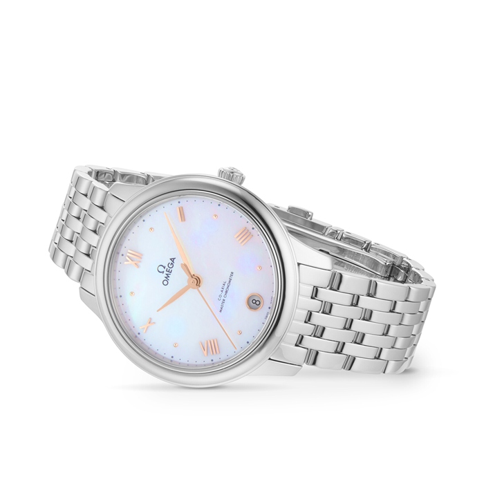 Omega De Ville Prestige Co-Axial Master Chronometer 34mm Dameur Perlemor O43410342005001 - Billede 3