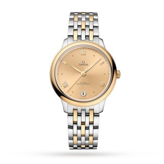 Omega De Ville Prestige Co-Axial Master Chronometer 34mm dameur Champagne O43420342008001
