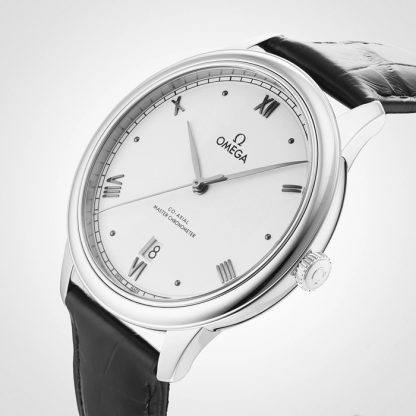 Omega De Ville Prestige Co-Axial Master Chronometer 40mm herreur sølv O43413402002001 - Billede 5