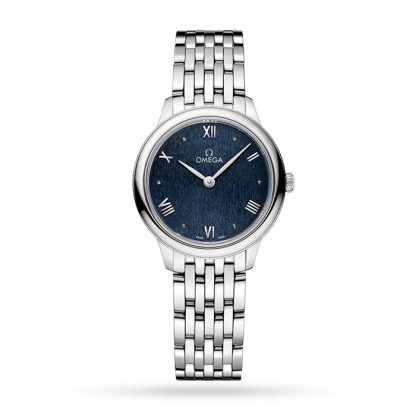 Omega De Ville Prestige Quartz 27,5 mm dameur blå O43410286003002