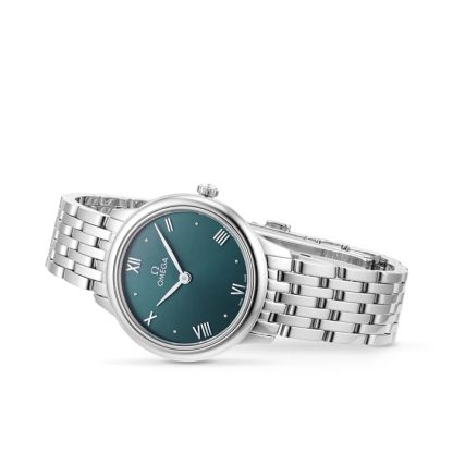 Omega De Ville Prestige Quartz 27,5 mm dameur grøn O43410286010001 - Billede 3
