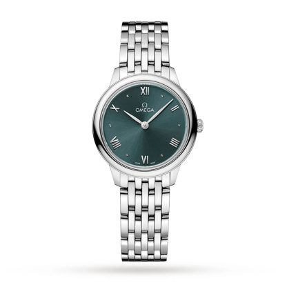 Omega De Ville Prestige Quartz 27,5 mm dameur grøn O43410286010001