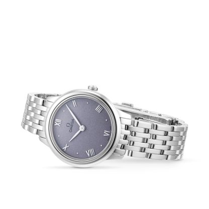 Omega De Ville Prestige Quartz 27,5 mm dameur lilla O43410286003001 - Billede 3