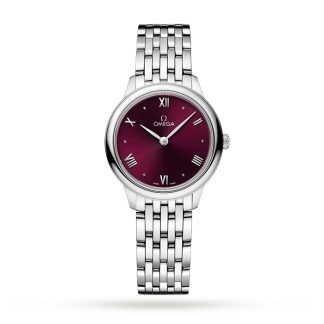 Omega De Ville Prestige Quartz 27,5 mm dameur rød O43410286011001