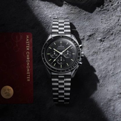 Omega New 2021 Speedmaster Moonwatch Professional Co-Axial Master Chronometer 42mm Mens O31030425001001 - Billede 4