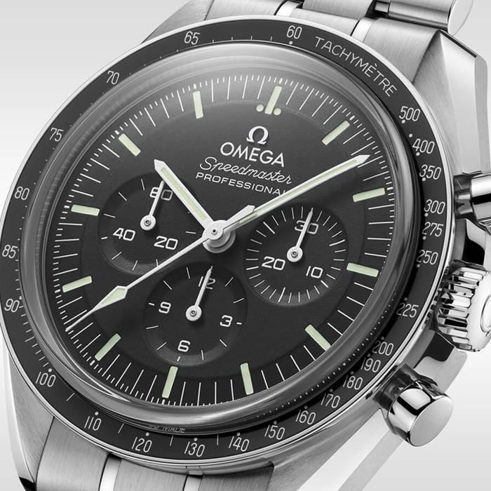 Omega New 2021 Speedmaster Moonwatch Professional Co-Axial Master Chronometer 42mm Mens O31030425001002 - Billede 5