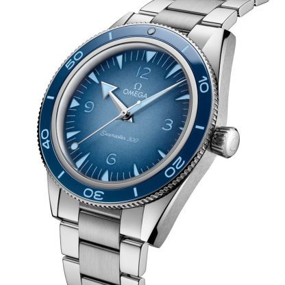 Omega Seamaster 300M Co-Axial Master Chronometer 41mm Sommerblå O23430412103002 - Billede 3