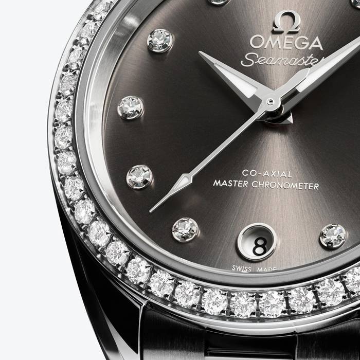 Omega Seamaster Aqua Terra 150M 30mm dameur grå O22015302056001 - Billede 3