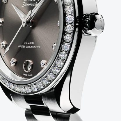 Omega Seamaster Aqua Terra 150M 30mm dameur grå O22015302056001 - Billede 4