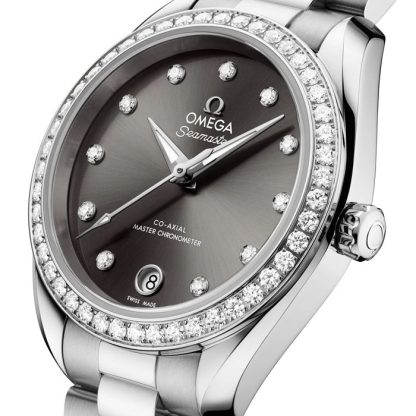 Omega Seamaster Aqua Terra 150M 30mm dameur grå O22015302056001 - Billede 5