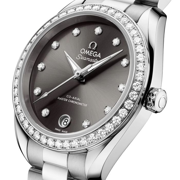 Omega Seamaster Aqua Terra 150M 30mm dameur grå O22015302056001 - Billede 5