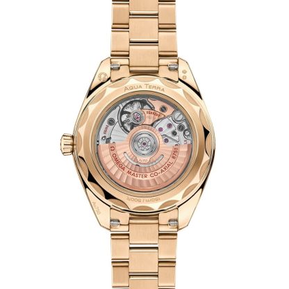 Omega Seamaster Aqua Terra 150M 30mm dameur gul O22050302008001 - Billede 2