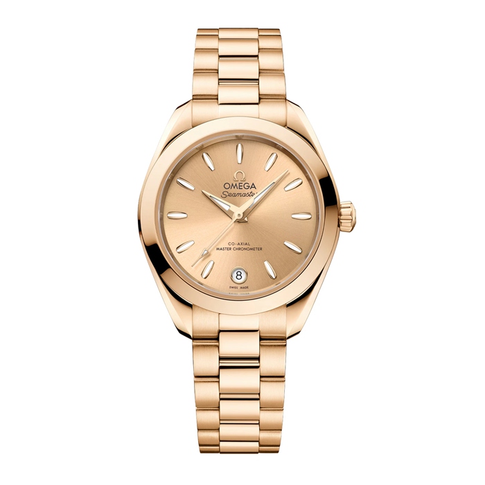Omega Seamaster Aqua Terra 150M 30mm dameur gul O22050302008001