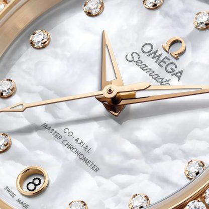 Omega Seamaster Aqua Terra 150M 30mm dameur hvid O22055302055001 - Billede 3