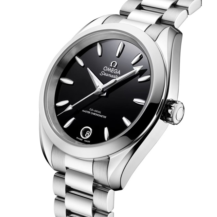 Omega Seamaster Aqua Terra 150M 34mm dameur sort O22010342001001 - Billede 3