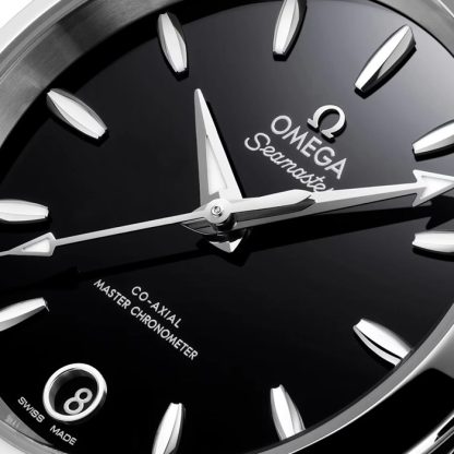 Omega Seamaster Aqua Terra 150M 34mm dameur sort O22010342001001 - Billede 4