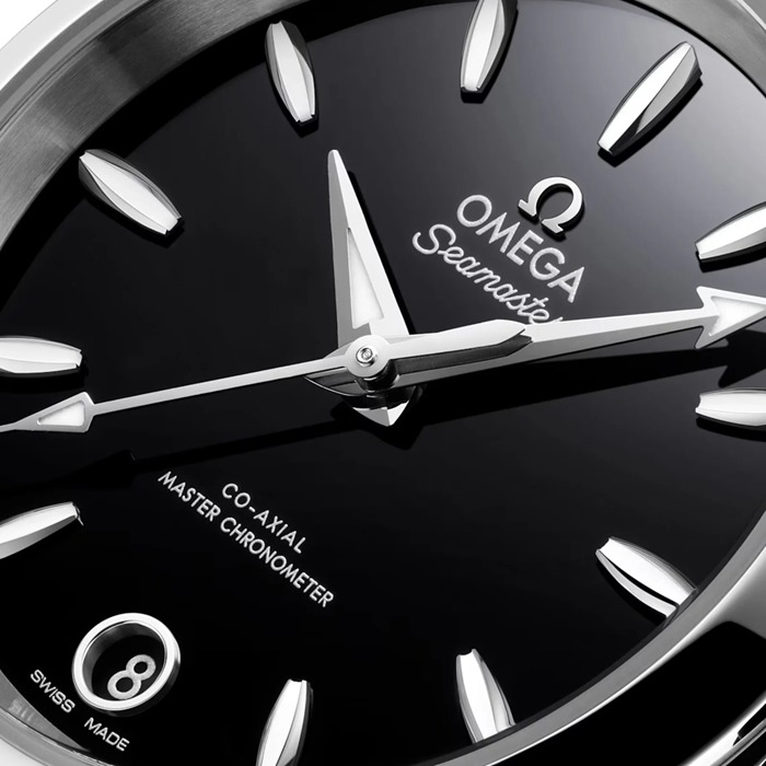 Omega Seamaster Aqua Terra 150M 34mm dameur sort O22010342001001 - Billede 4