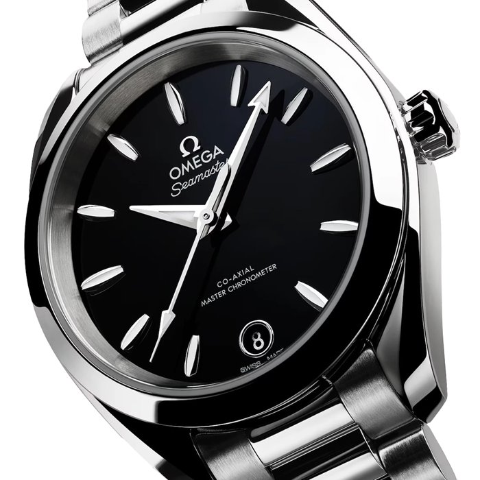 Omega Seamaster Aqua Terra 150M 34mm dameur sort O22010342001001 - Billede 5
