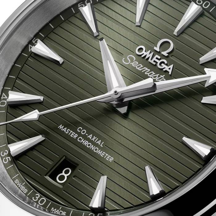 Omega Seamaster Aqua Terra 150M 38mm stål på gummirem O22012382010001 - Billede 3