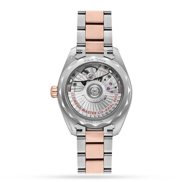 Omega Seamaster Aqua Terra 150M Co-Axial Master Chronometer 34mm dameur O22020342059001 - Billede 2