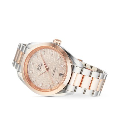 Omega Seamaster Aqua Terra 150M Co-Axial Master Chronometer 34mm dameur O22020342059001 - Billede 4