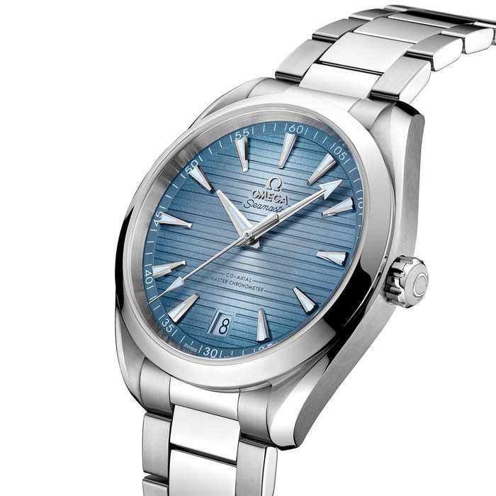 Omega Seamaster Aqua Terra 150M Co-Axial Master Chronometer 41mm Sommerblå O22010412103005 - Billede 3