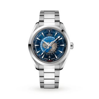 Omega Seamaster Aqua Terra 150m Co-Axial GMT Worldtimer 43mm Herreur O22010432203001