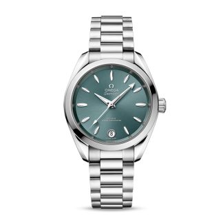 Omega Seamaster Aqua Terra 150m Co-Axial Master Chronometer 34mm Dameur Grøn O22010342010001