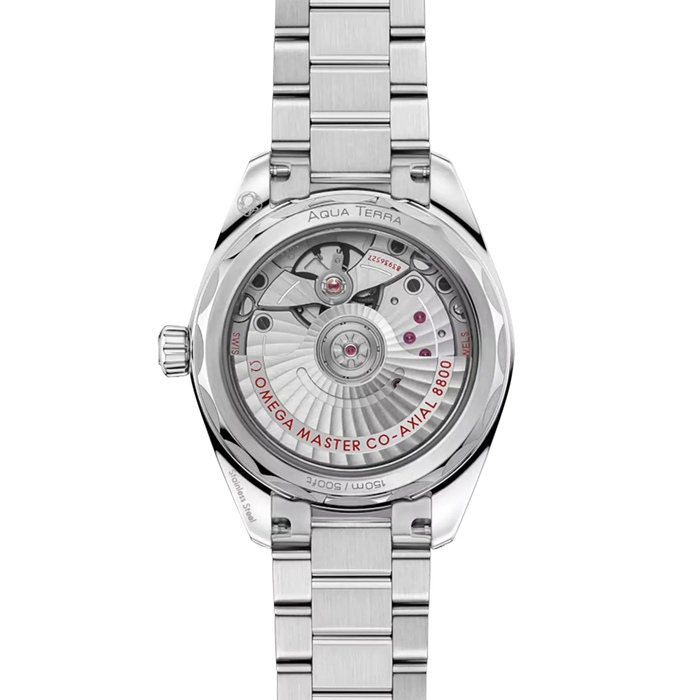 Omega Seamaster Aqua Terra 150m Co-Axial Master Chronometer 34mm dameur Pink O22010342010003 - Billede 2