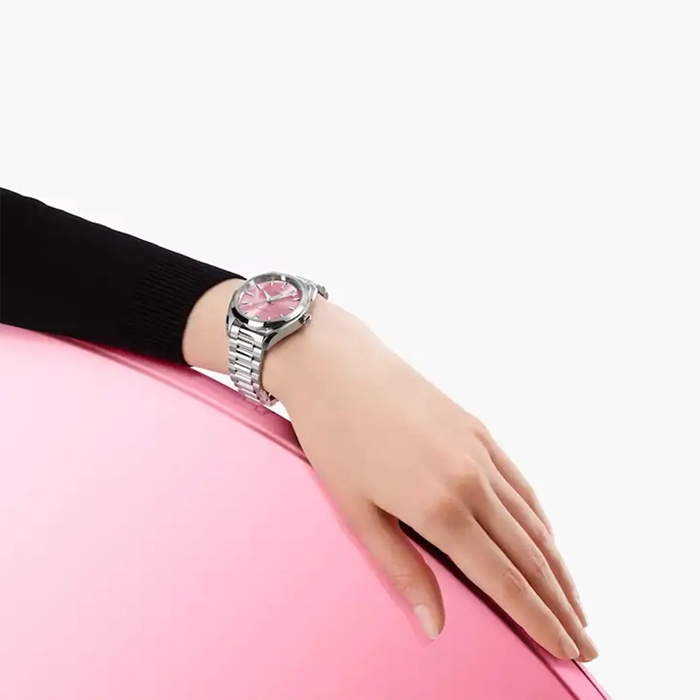 Omega Seamaster Aqua Terra 150m Co-Axial Master Chronometer 34mm dameur Pink O22010342010003 - Billede 4
