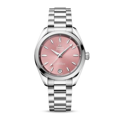 Omega Seamaster Aqua Terra 150m Co-Axial Master Chronometer 34mm dameur Pink O22010342010003
