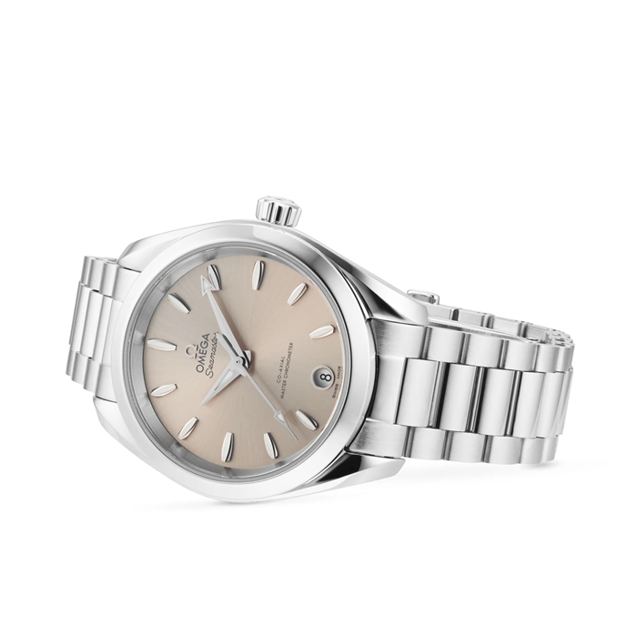 Omega Seamaster Aqua Terra 150m Co-Axial Master Chronometer 34mm dameur Sandstone O22010342009001 - Billede 2