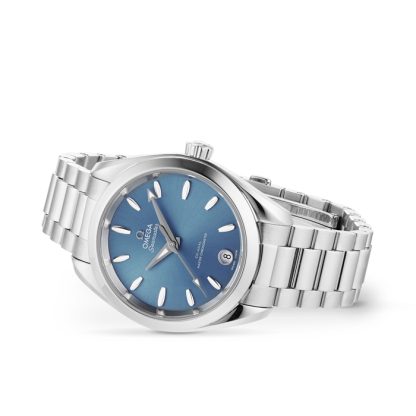 Omega Seamaster Aqua Terra 150m Co-Axial Master Chronometer 34mm dameur blå O22010342003002 - Billede 4