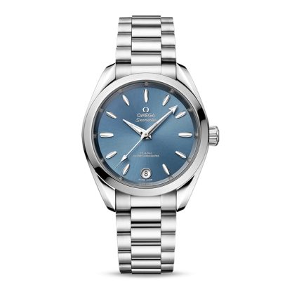 Omega Seamaster Aqua Terra 150m Co-Axial Master Chronometer 34mm dameur blå O22010342003002