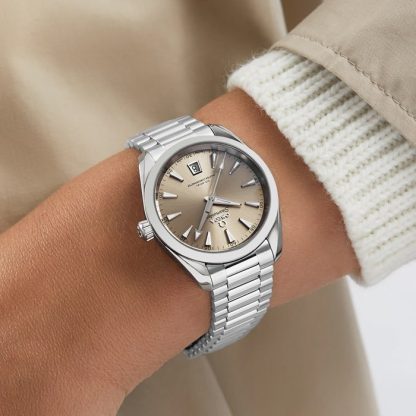 Omega Seamaster Aqua Terra 150m Co-Axial Master Chronometer 38mm Unisex-ur Sandstone O22010382009001 - Billede 2