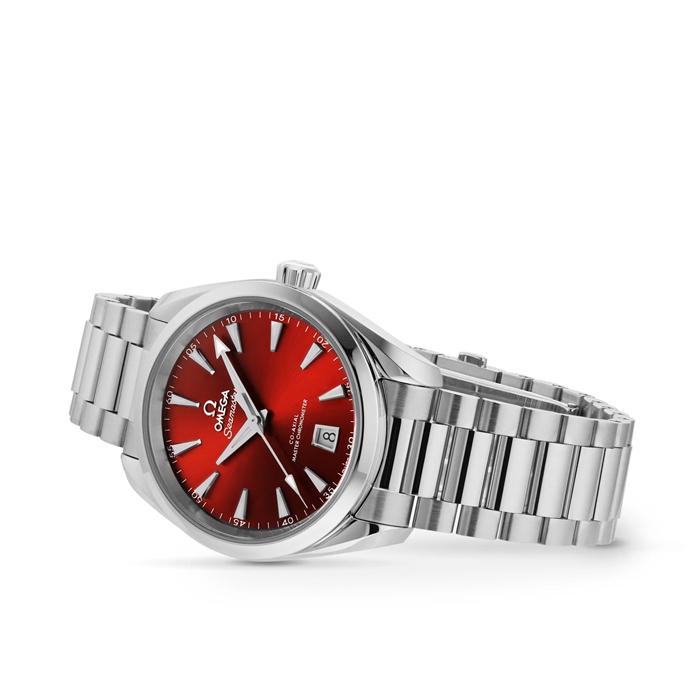 Omega Seamaster Aqua Terra 150m Co-Axial Master Chronometer 38mm Unisex-ur Terracotta Red O22010382013003 - Billede 3